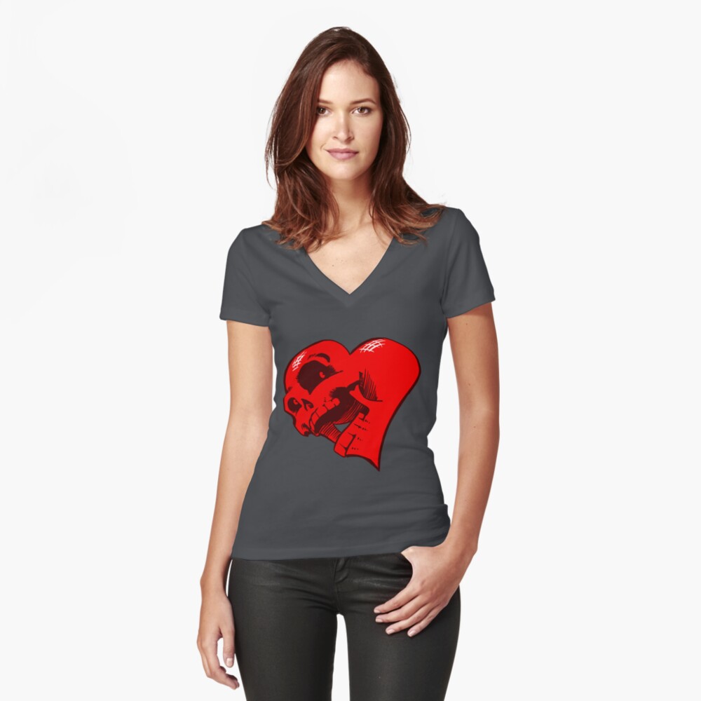 Item preview, Fitted V-Neck T-Shirt designed and sold by jasoncmeyer.