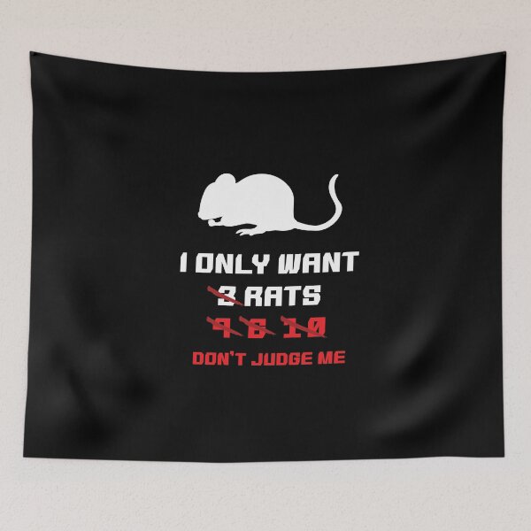 Item preview, I Only Want Rats designed and sold by MooonTees.