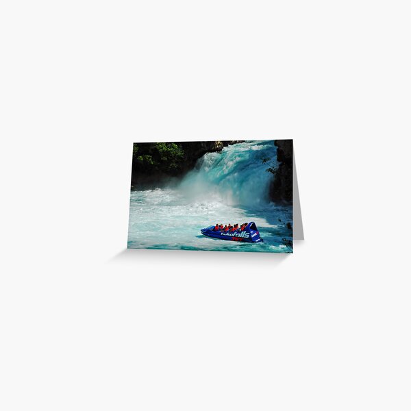 Artikel-Vorschau von Jet boat at Huka Falls, designt und verkauft von bazcelt.