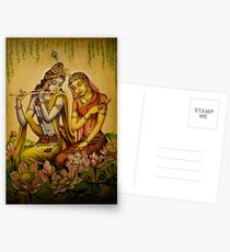 The nectar of Krishnas flute Postcards