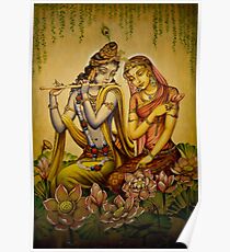The nectar of Krishnas flute Poster