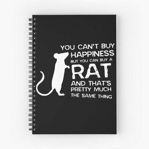 Item preview, You Can´t Buy Happiness Rat designed and sold by MooonTees.