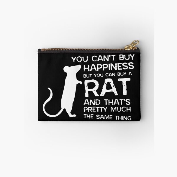 Item preview, You Can´t Buy Happiness Rat designed and sold by MooonTees.