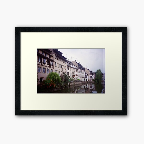 lovely waterways, Colmar, Alsace Impression encadrée