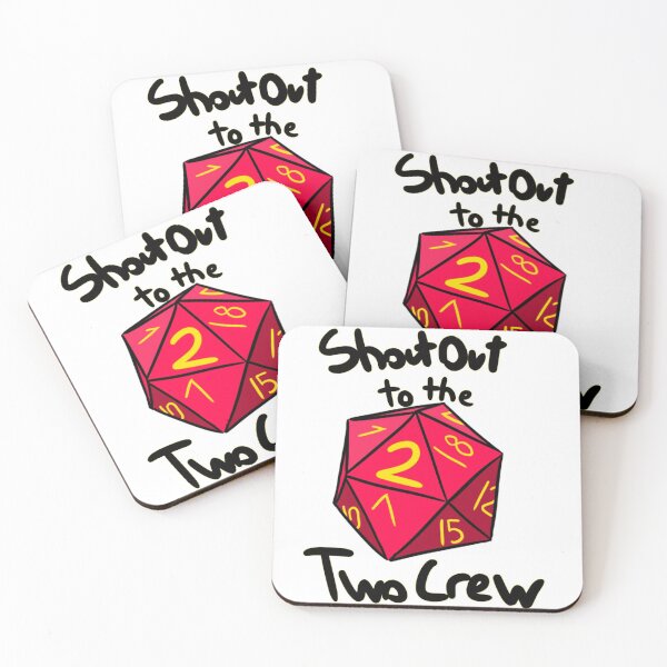 Item preview, 2crew [Text, No Dice] designed and sold by Blizardstar.