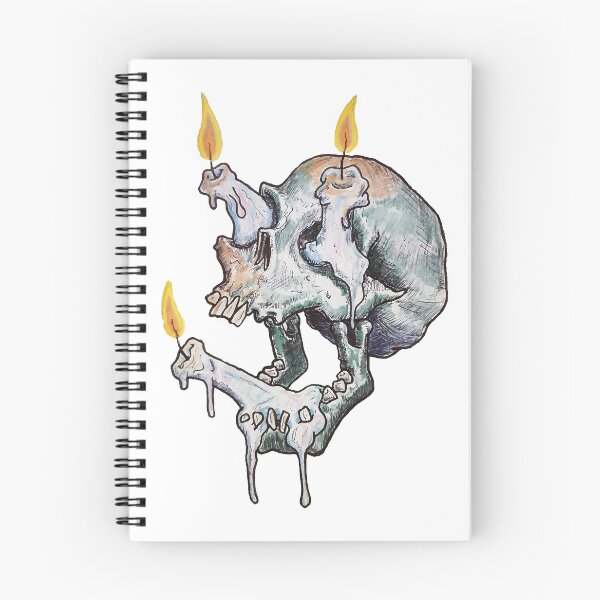 Item preview, Skull With Three Candles designed and sold by -FancyPants-.