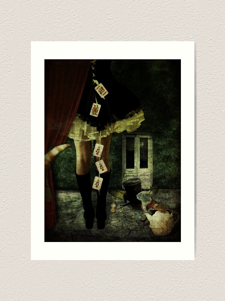 Alternate view of Alice in Wonderland - 20 years later Art Print