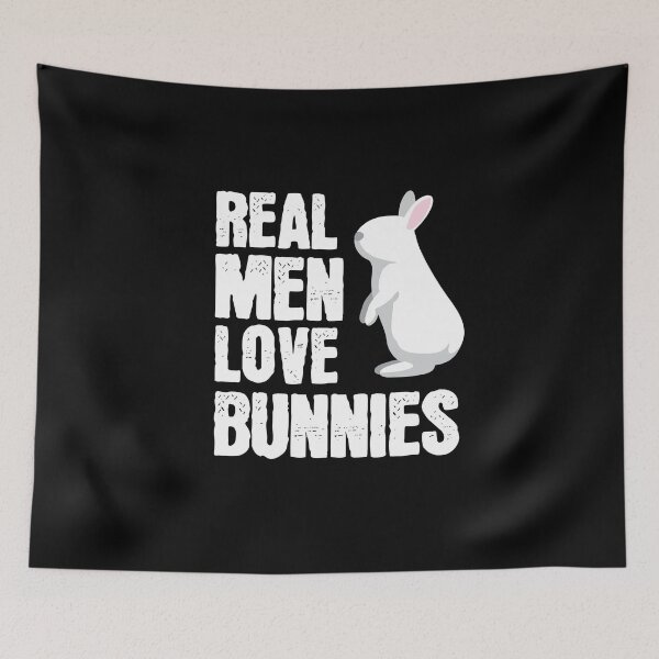 Item preview, Real Men Love Bunnies designed and sold by MooonTees.