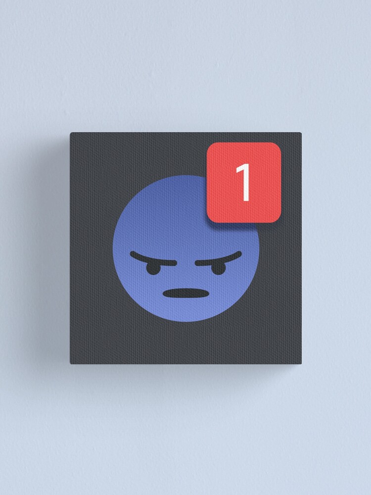Discord Emoji Ping Meme Canvas Print By Levonsan Redbubble
