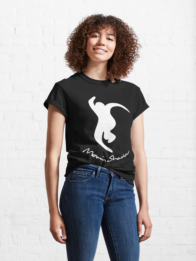 Alternate view of Moving Shadow Cursive Logo Classic T-Shirt