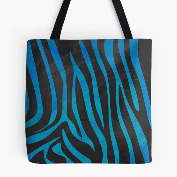 Item preview, Zebra Black and Blue Print designed and sold by ImagineThatNYC.
