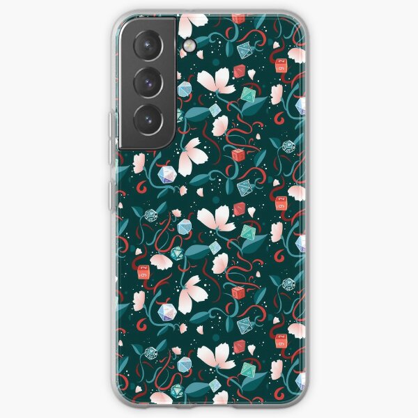 Flowers and Dice Samsung Galaxy Soft Case
