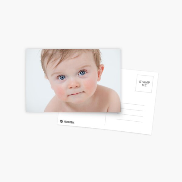 Young Blue Eyes Postcard