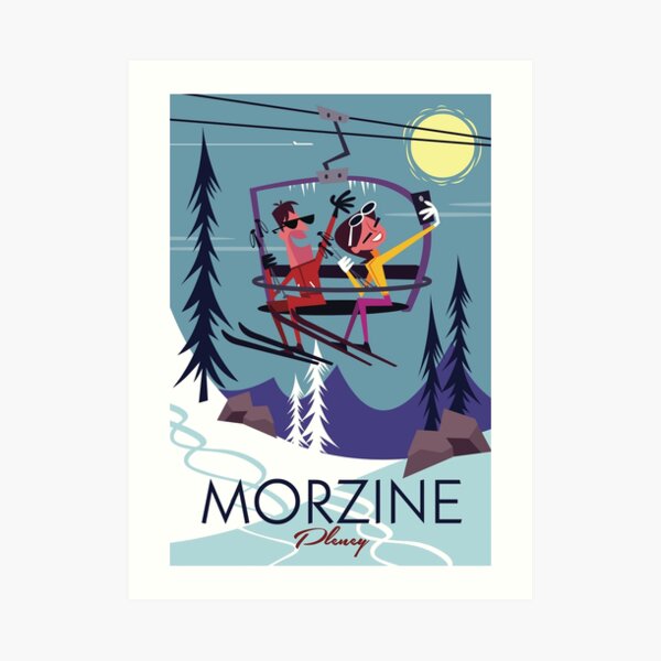 Morzine Poster Kunstdruck