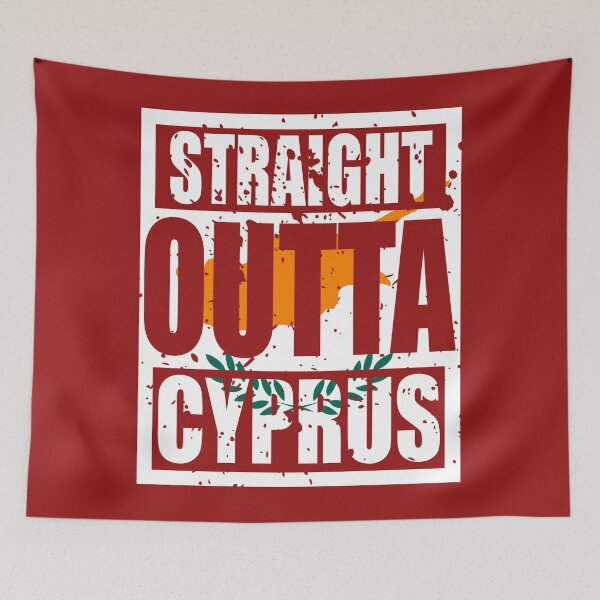 Item preview, Straight Outta Cyprus TShirt designed and sold by Oles Bielienkyi.