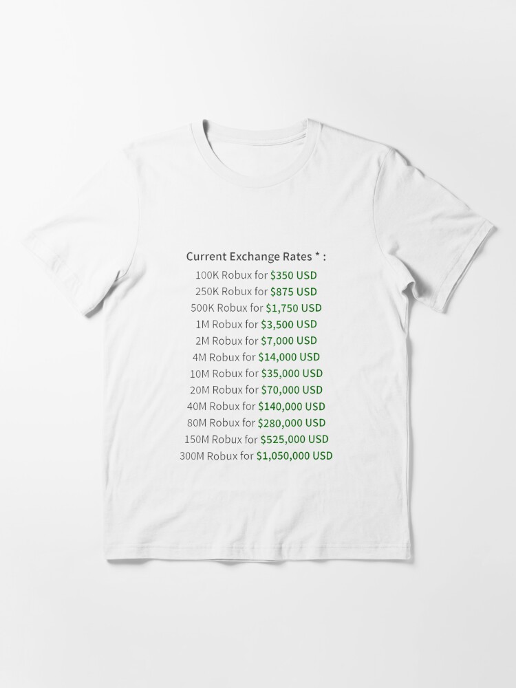 Devex Rates T Shirt By Steadyonrbx Redbubble - development t shirt roblox