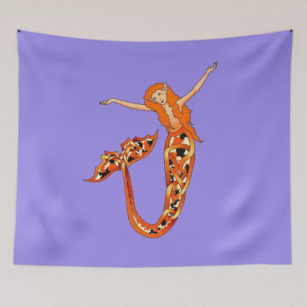 Item preview, Celtic Knot Koi Mermaid designed and sold by KnotYourWorld.