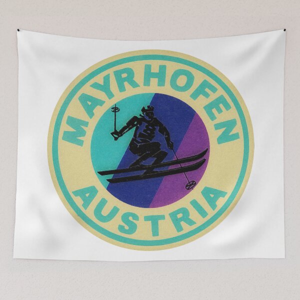 Item preview, Skiing Mayrhofen Austria Ski Zillertal Valley Tyrol designed and sold by DESTINATIONS DECAL.