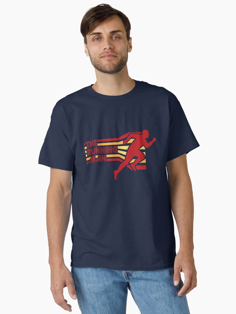 Thumbnail 2 of 7, Classic T-Shirt, The Running Man designed and sold by machmigo.