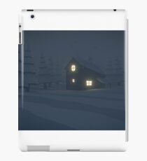 low poly - snow storm iPad Case/Skin