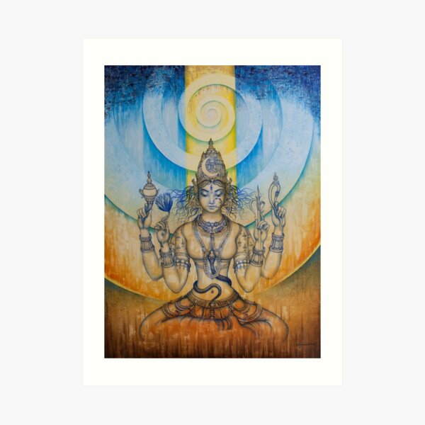 Tripura Sundari Shodashi Art Print