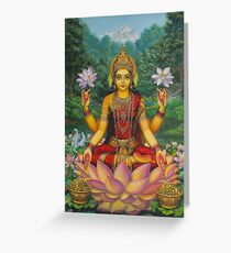 Lakshmi Greeting Card