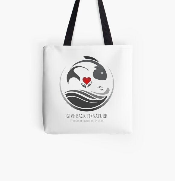 Give Back to Nature - The Ocean Cleanup Project All Over Print Tote Bag