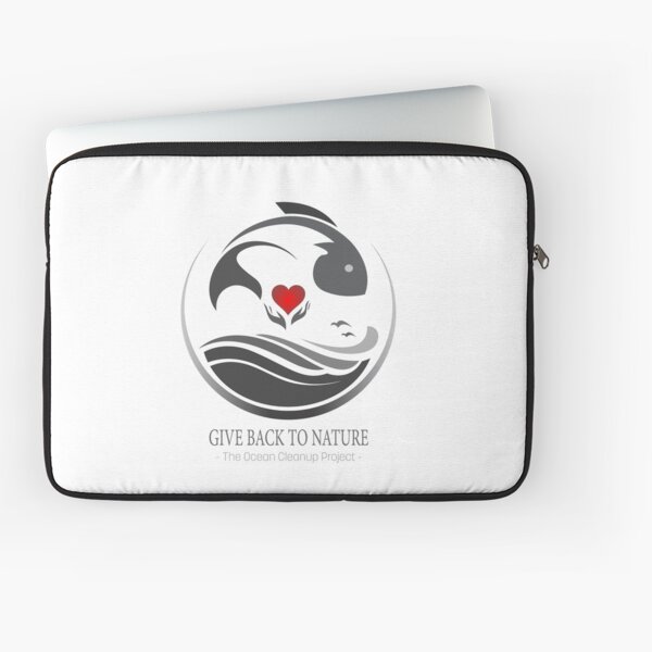Give Back to Nature - The Ocean Cleanup Project Laptop Sleeve