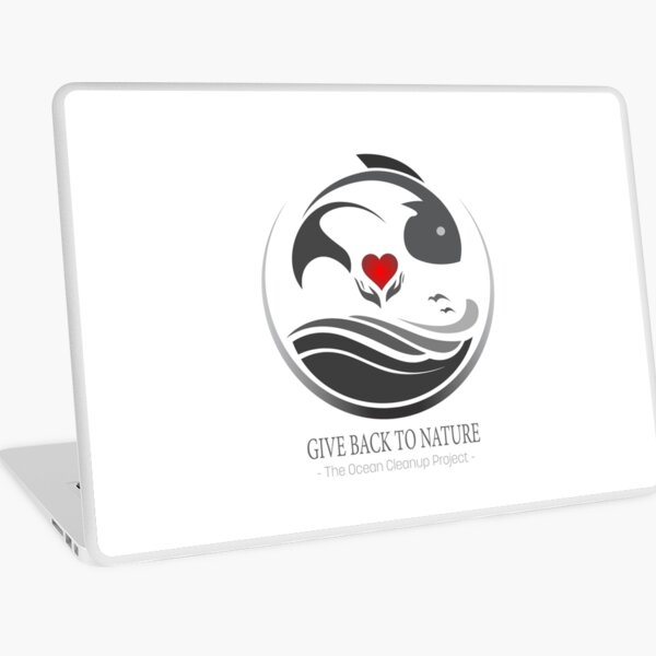 Give Back to Nature - The Ocean Cleanup Project Laptop Skin