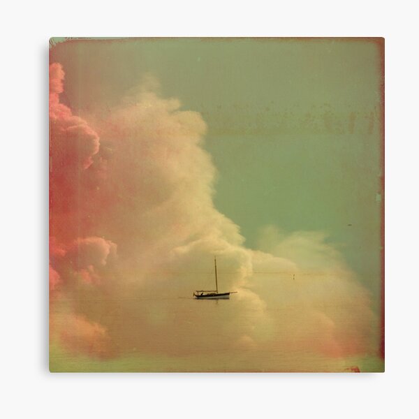 Once Upon a Time a Little Boat Canvas Print