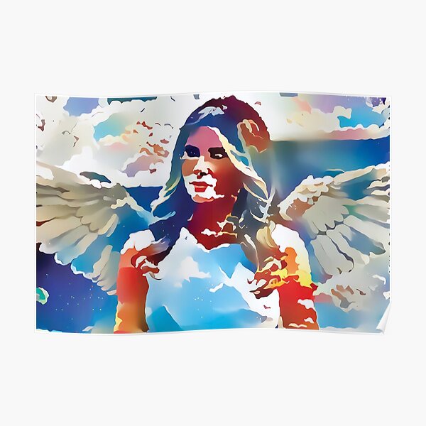 Angelic Melania - Heavenly Cutout Edition Poster