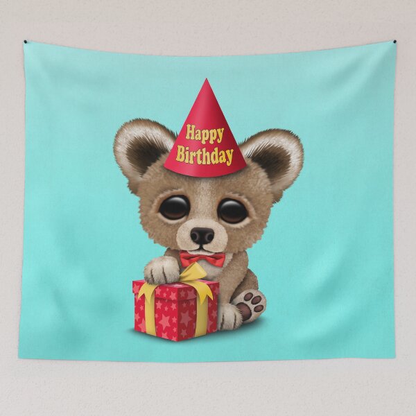 Item preview, Cute Happy Birthday Baby Bear  designed and sold by JeffBartels.