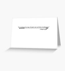 De Sade Quote 1 Greeting Card