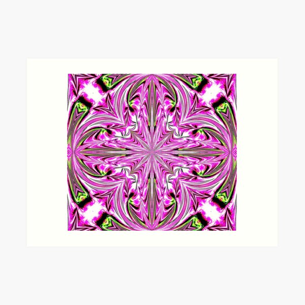 Candy Floss Flower Art Print