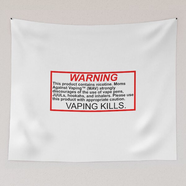 Item preview, moms against vaping warning designed and sold by dalvago.