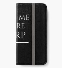 Cool Larping Sword Design Give Me More LARP iPhone Wallet/Case/Skin