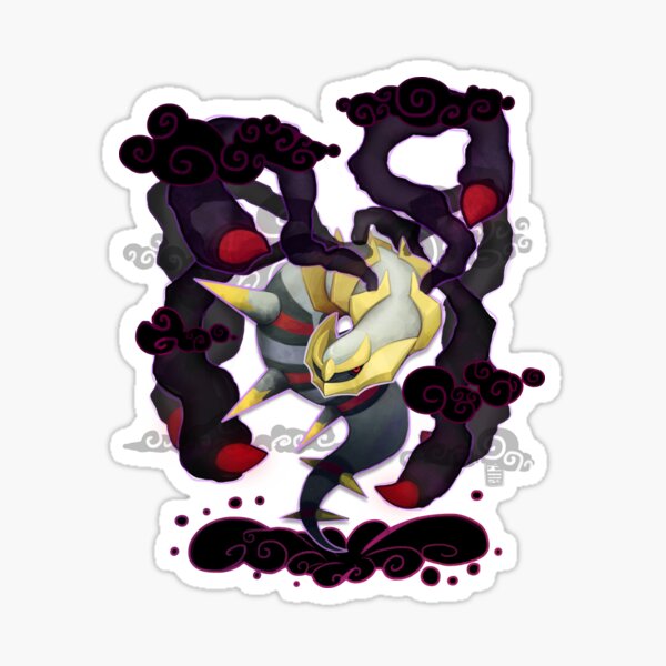 Giratina Stickers Redbubble - roblox pokemon battle or rpg how to get giratina