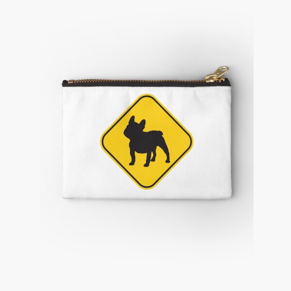 Item preview, Dog: Bulldog crossing/caution road sign! designed and sold by ArtBart.