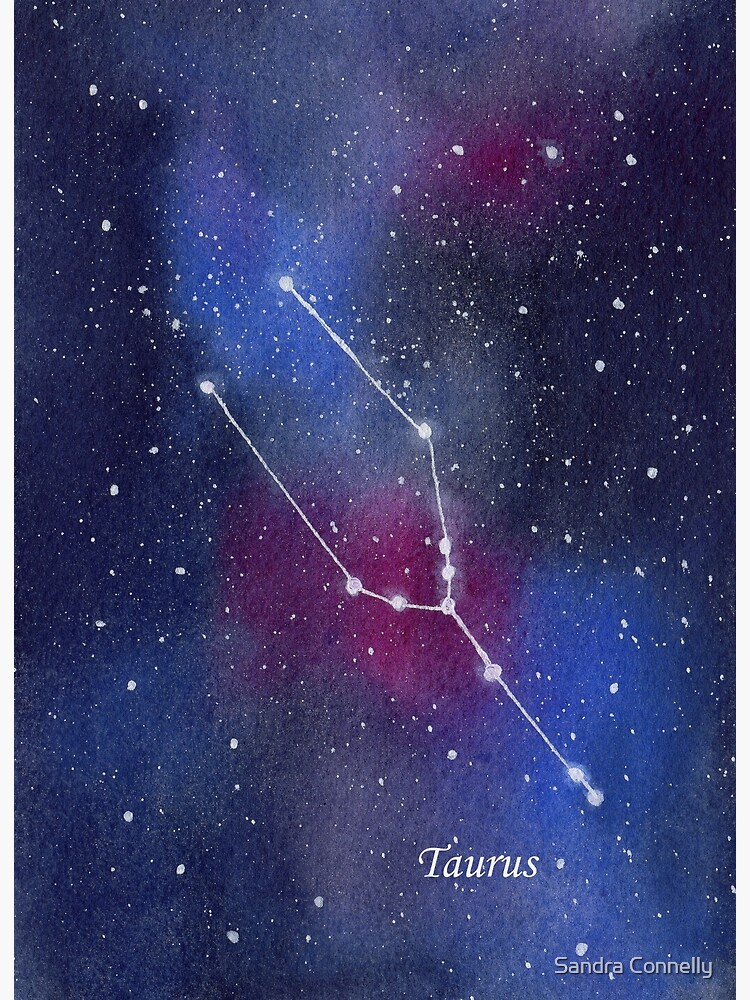 Taurus Star Constellation with Galaxy Photographic Print