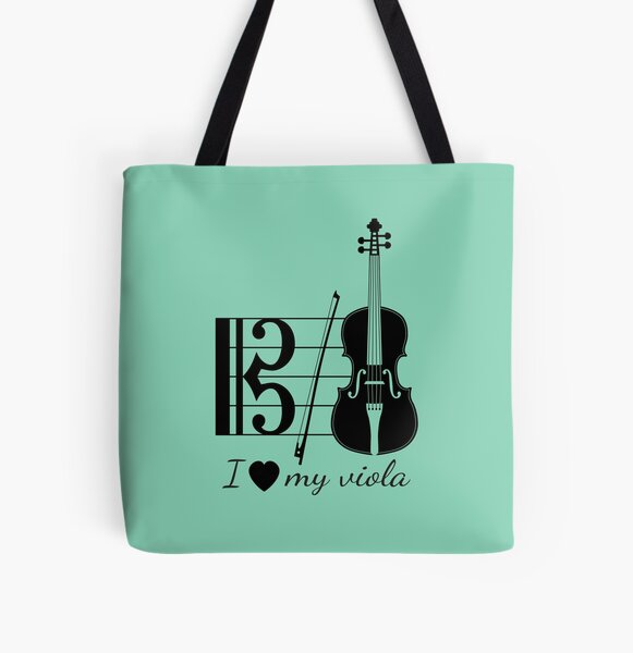 Alto Clef Music Eat Rest Play Repeat Musician Viola Player Tote Bag