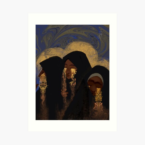The Mourners Art Print