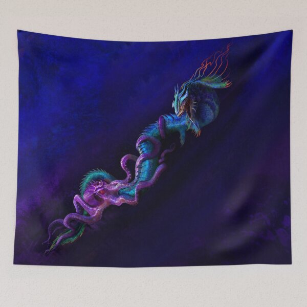 Item preview, Draco vs Kraken designed and sold by wrapgraphics.