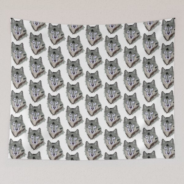 Item preview, Grey Wolf Face Design designed and sold by AnchorArt.