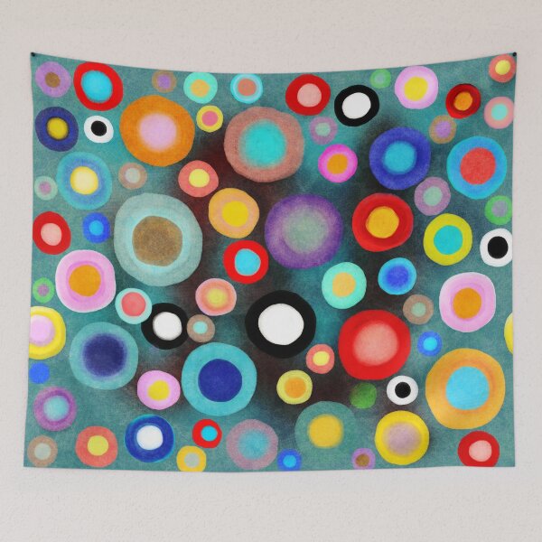 Item preview, Circles Teal Green - RUPYDETEQUILA Rainbow  designed and sold by rupydetequila.