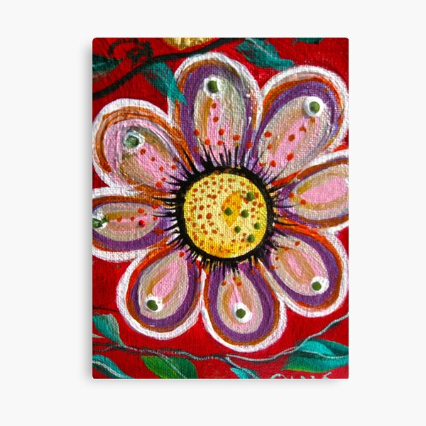 One Large Pink FLower Canvas Print