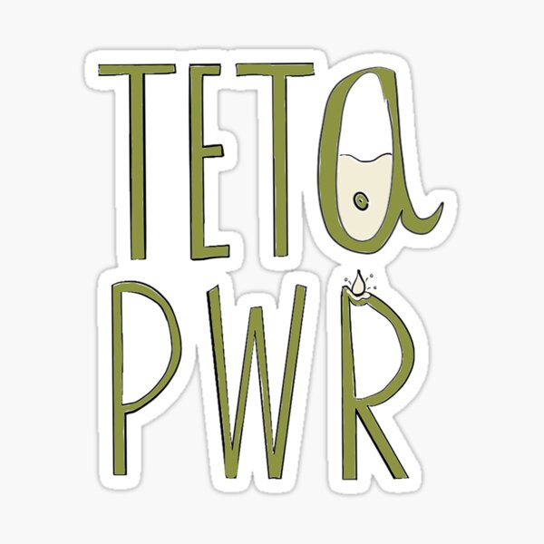 Vista previa del artículo con la obra «Teta Pwr - tallo de pimienta», diseñado y vendido por Momode Store.