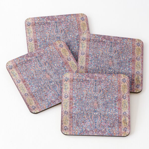 Item preview, Kashan Central Persian Rug Print designed and sold by Vicky Brago-Mitchell®.