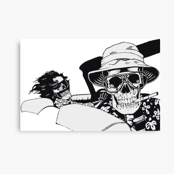 Pomaikai Barron Canvas Wall Decor Prints - Louis Vuitton Black Gold Fashion Skull ( fantasy, Horror & sci-fi > Horror > Skulls art) - 40x26 in