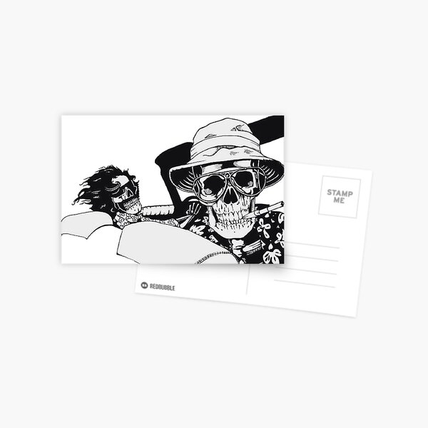 Fear And Dying In Las Vegas Postcard