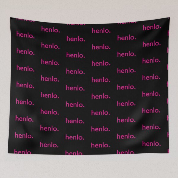 Item preview, Henlo Hot Pink designed and sold by ToxiCake.